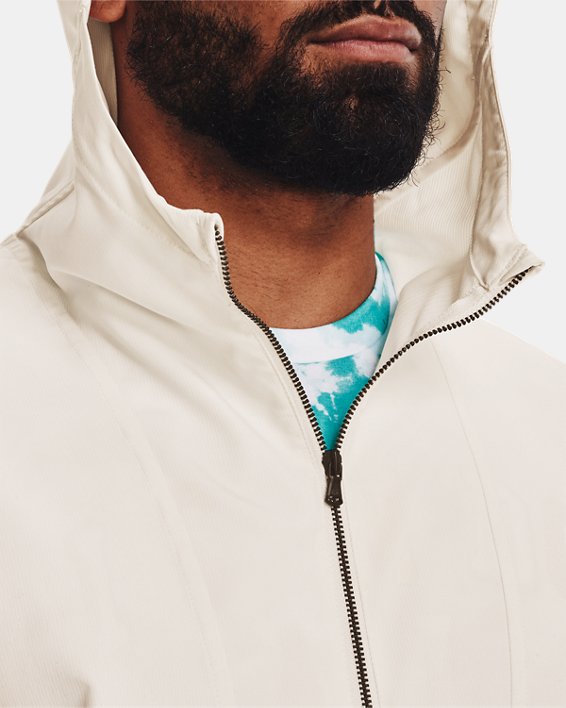 Men's Curry Anorak Jacket in White image number 3